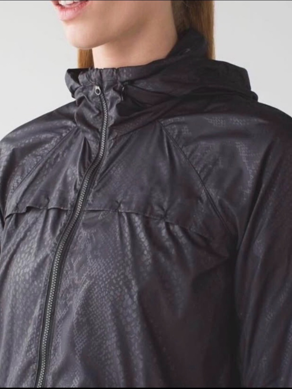 Lululemon Miss Misty Desert Snake Embossed packable Water Resistant Jacket
